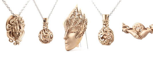 Lumecluster Dreamer Collection in everdur bronze and sterling silver