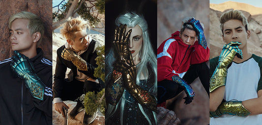 Modular Phoenix Gauntlets: Fantasy & Modern Fashion Photoshoots (Part 2 of 2)