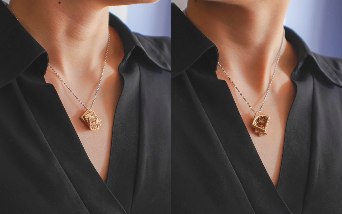 Favorite Book Pile Pendant