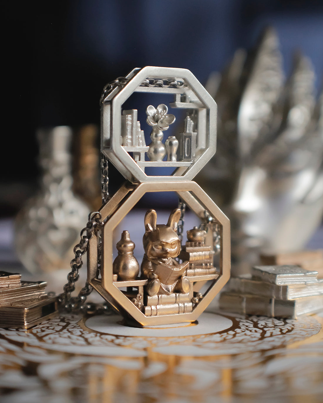 Prunus Flower Pendant