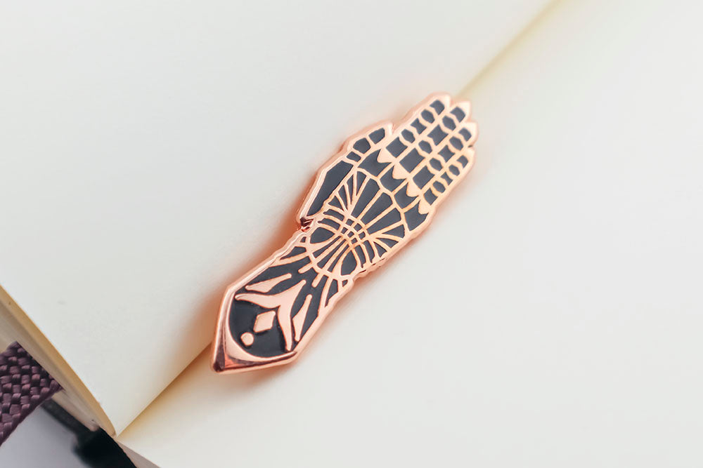 Phoenix Gauntlet Pin (Rose Gold Color)