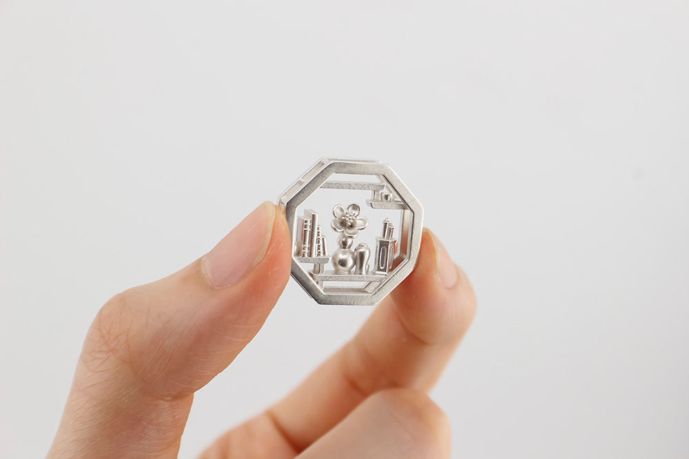 Prunus Flower Pendant