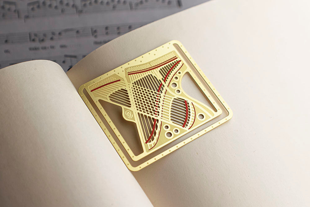 Upright Piano Clip Bookmark