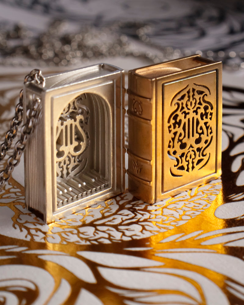 Piano Music Book Pendant