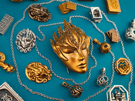 Dreamer and Wonderlands jewelry collections in antiqued bronze and silver patina