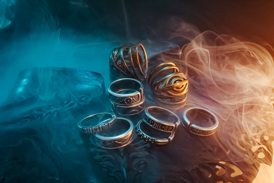 Mending Collection EDS and stacking rings