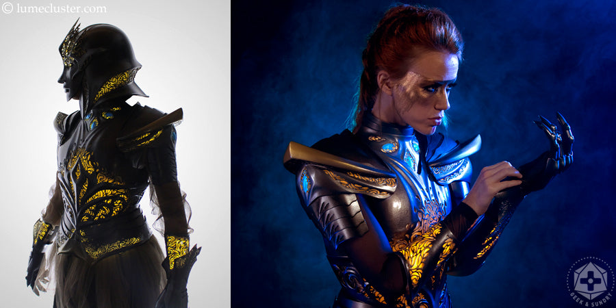 The 3D Printed Sovereign Armor / Marisha Ray photoshoot, shop update & what’s next? (Part 2 of 2)