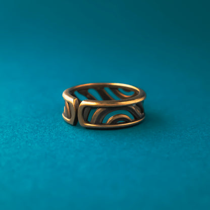 Auspicious Ribbon Ring