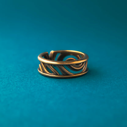 Auspicious Ribbon Ring