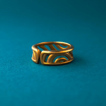 Auspicious Ribbon Ring