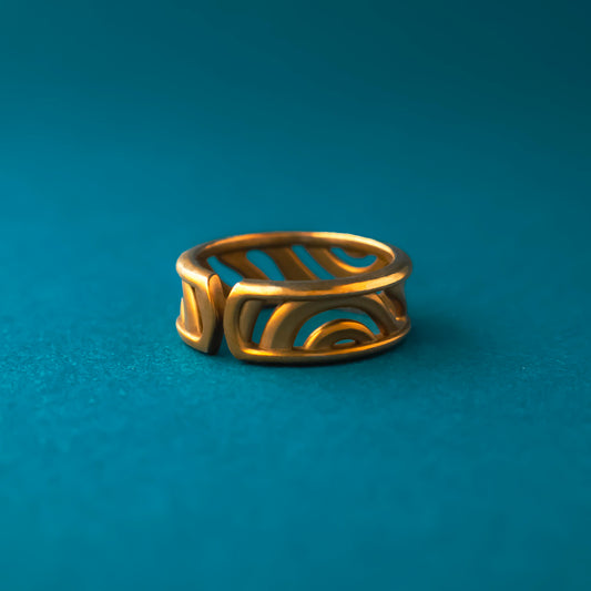 Auspicious Ribbon Ring