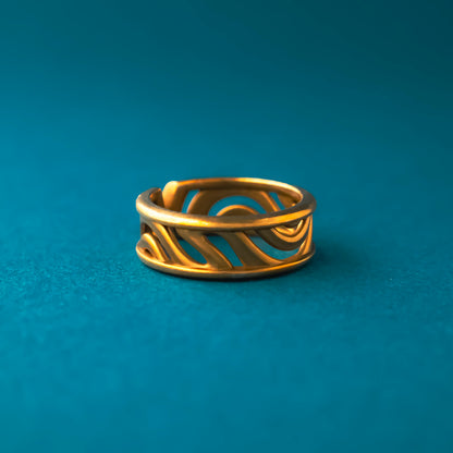 Auspicious Ribbon Ring