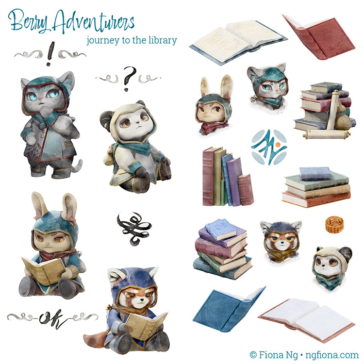 Berry Adventurers Sticker Sets