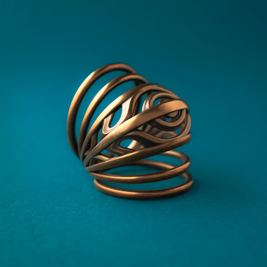 Celestial Eye Ring (swan neck splint)