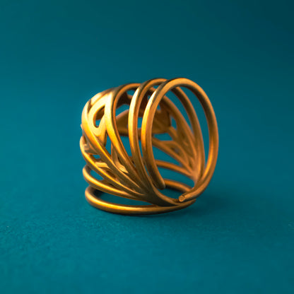 Celestial Eye Ring (swan neck splint)