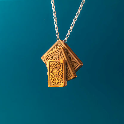 Favorite Book Pile Pendant