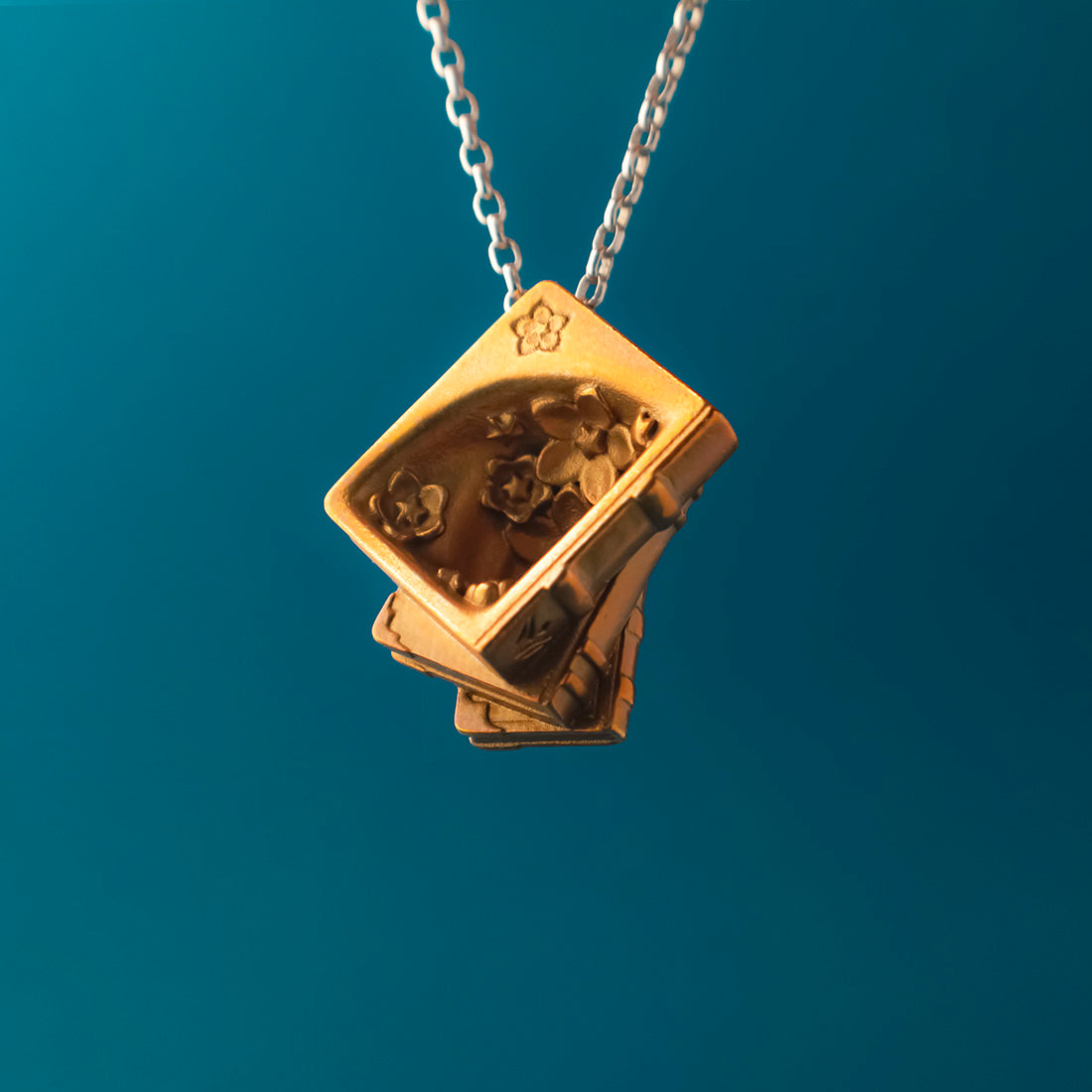 Favorite Book Pile Pendant