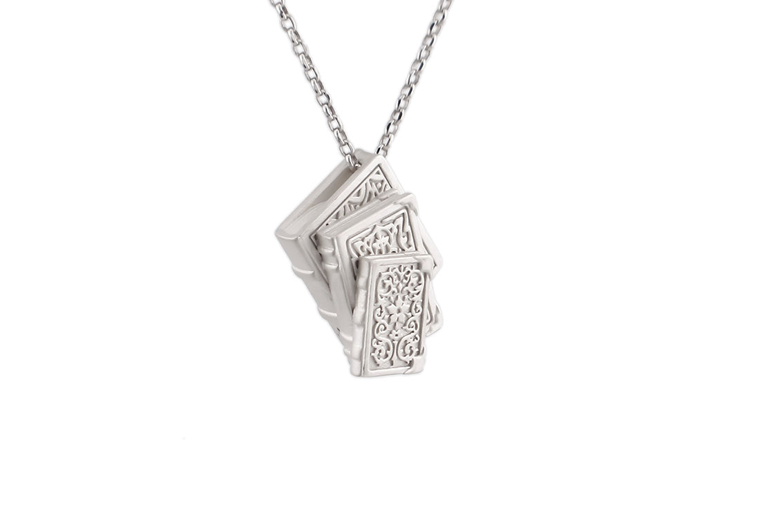Favorite Book Pile Pendant