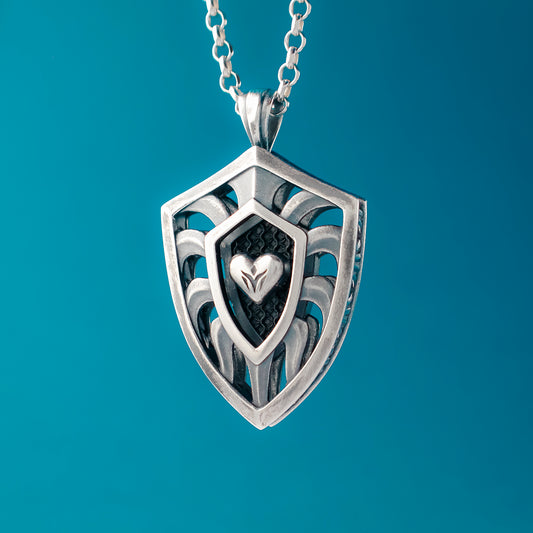 Good Knight Shield Pendant
