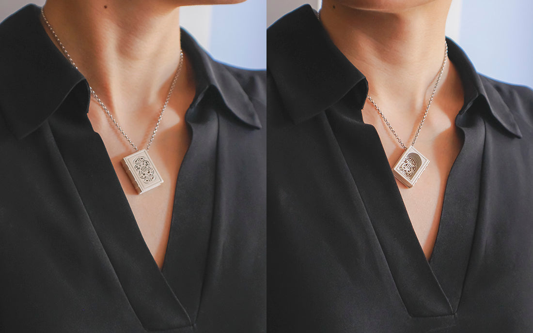 Piano Music Book Pendant
