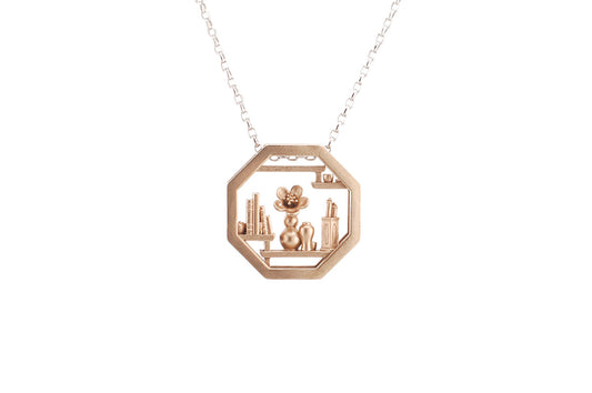 Prunus Flower Pendant