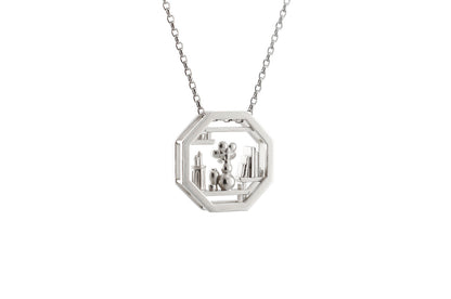 Prunus Flower Pendant
