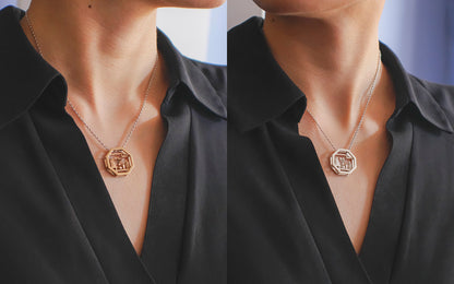 Prunus Flower Pendant