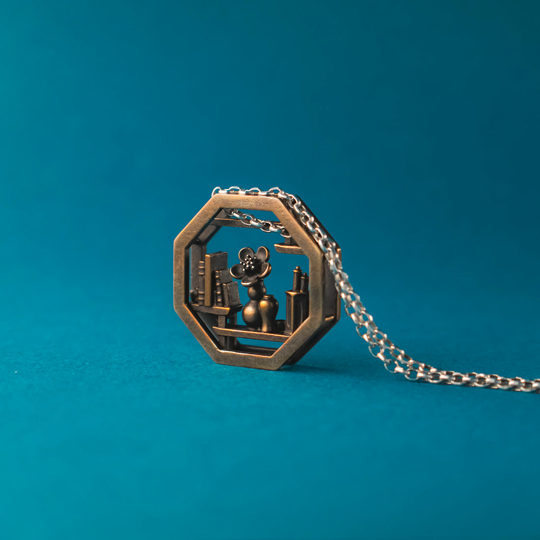 Prunus Flower Pendant