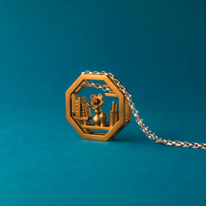 Prunus Flower Pendant