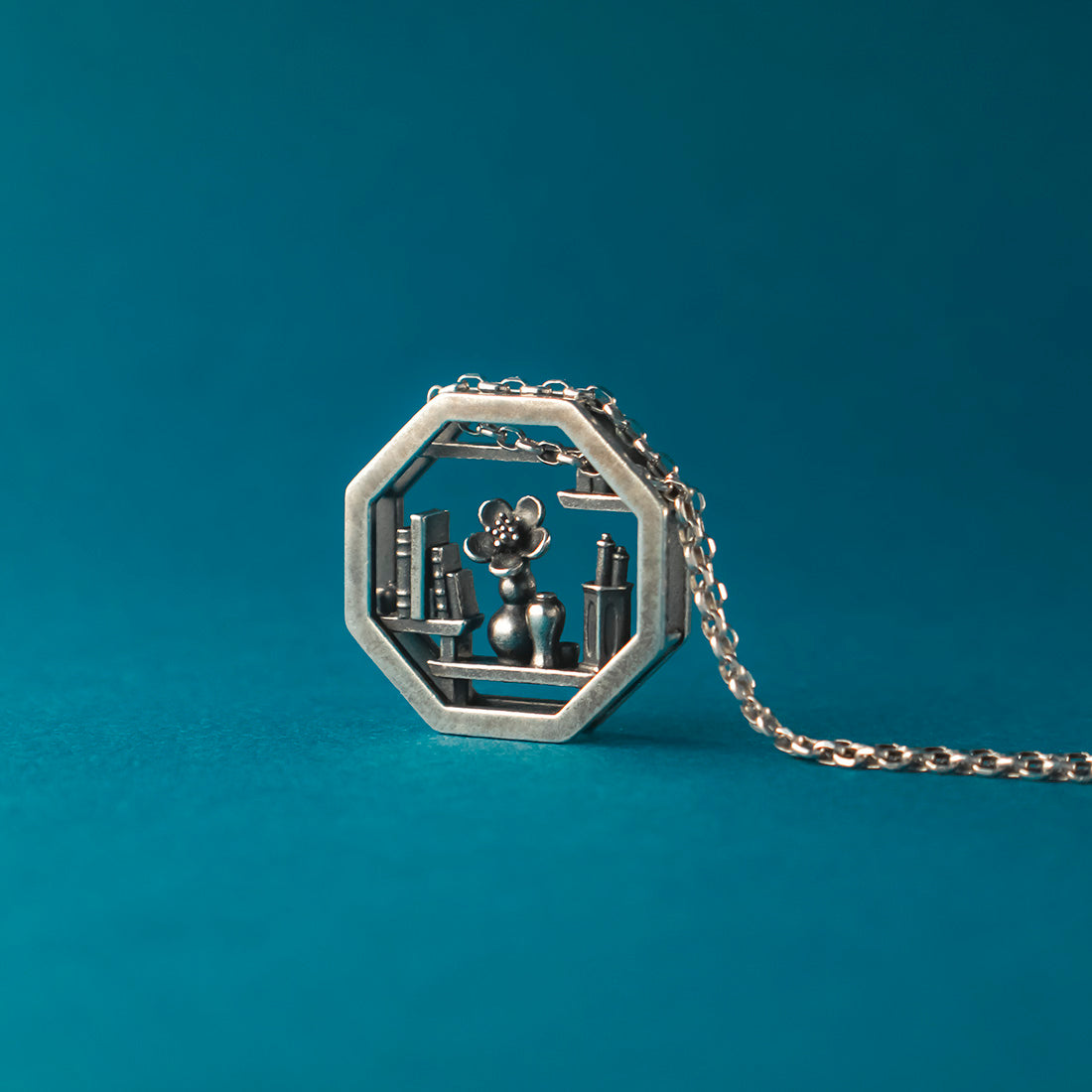 Prunus Flower Pendant