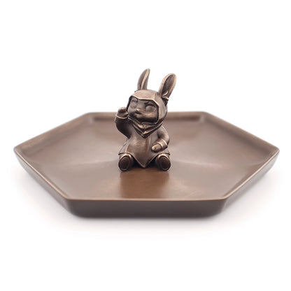 Rabbit Guardian Jewelry Dish