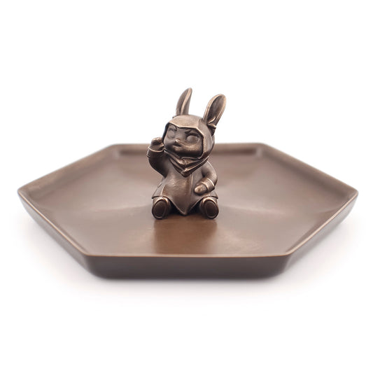Rabbit Guardian Jewelry Dish