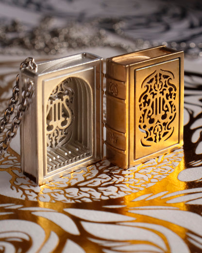 Piano Music Book Pendant