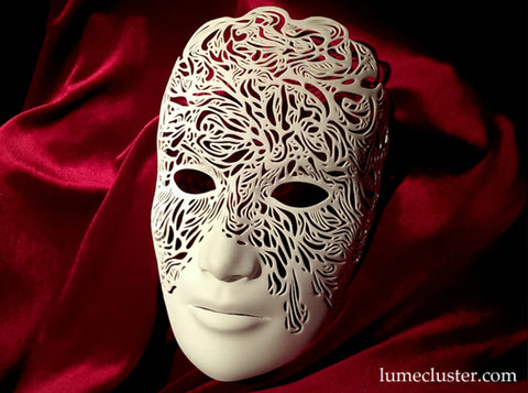 Dreamer Mask: Illumination (large &amp; small) 3d printed